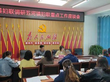 县妇联到五河镇调研指导当前重点工作